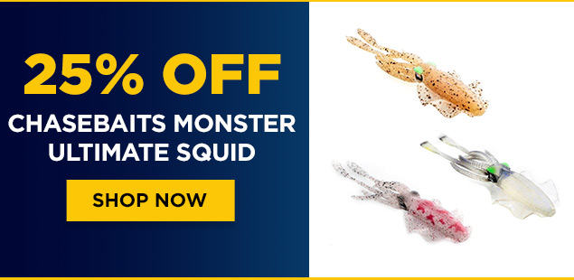 25% Off Chasebaits Monster Ultimate Squid