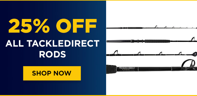 25% Off TackleDirect Rods