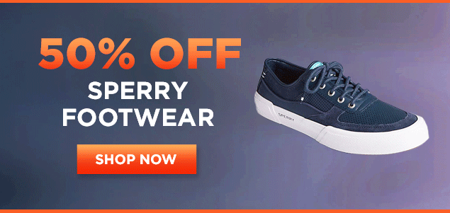 50% Off Sperry Footwear