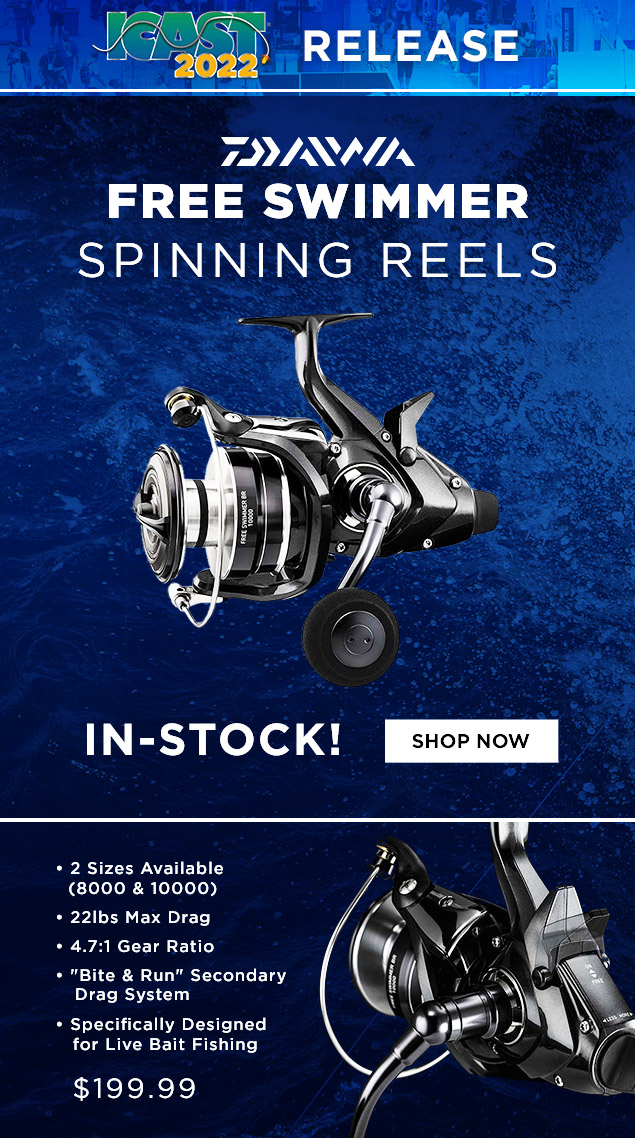 🐟🔥 NEW ARRIVAL! Daiwa Free Swimmer Spinning Reels In-Stock! - Tackle  Direct