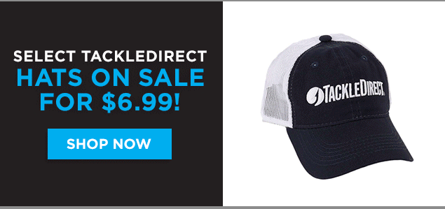 Select TackleDirect Hats on Sale for $6.99!