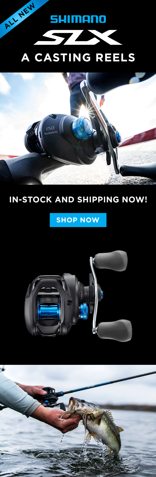 NEW Shimano SLX A Casting Reel InStock! Tackle Direct