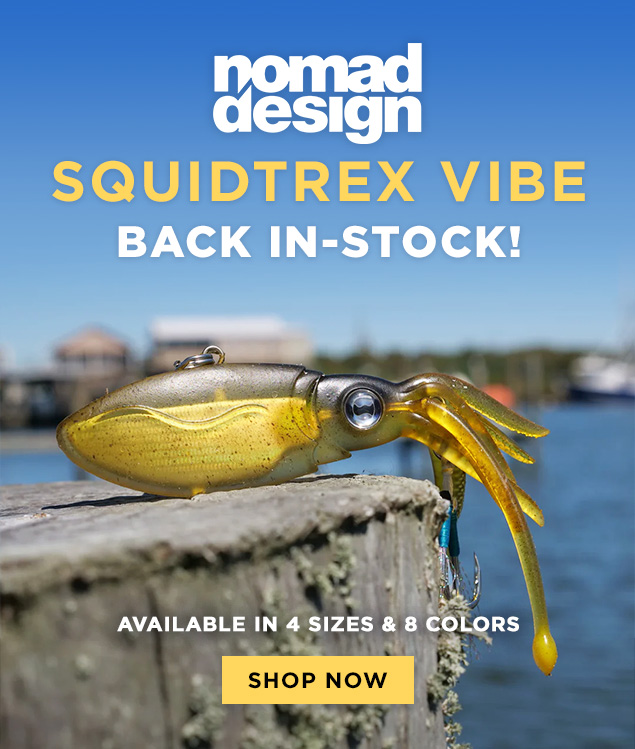 In-Stock Nomad Squidtrex! Available in 8 Colors - Tackle Direct